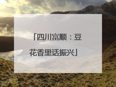 四川富顺：豆花香里话振兴